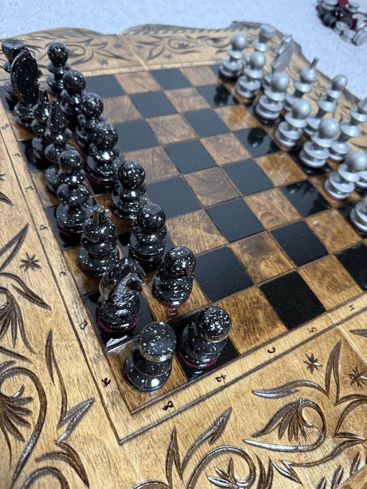 Нарды-шахматы ручной работы