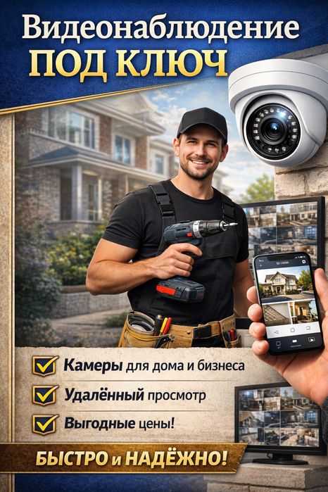 Видеонаблюдение под ключ | Установка камер | Выезд | Гарантия 1 год