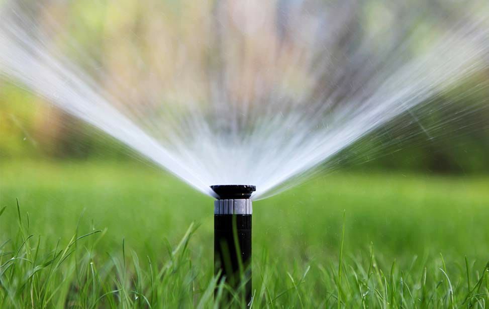 Gazon rulou și sistem de irigații