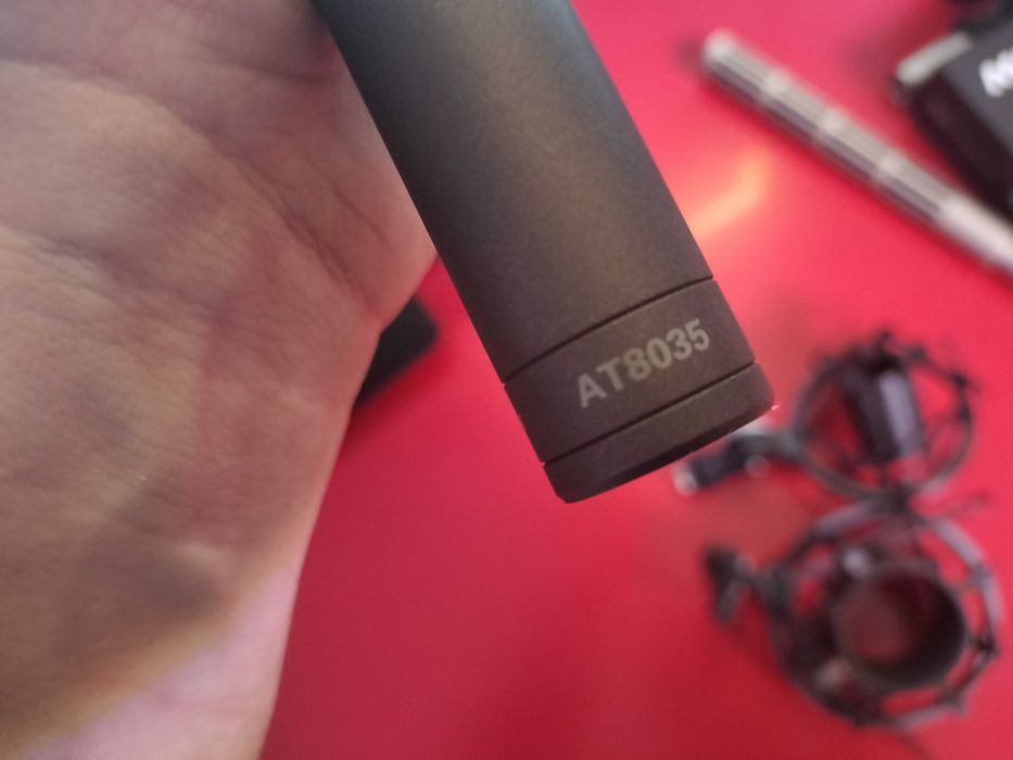 AKG C 451B, ZOOM 2, Shotgun Technica AT8035, Sennheiser K2 U, Movo VXR