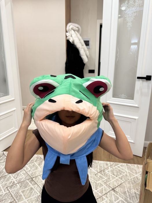 Аниматорская голова лягушки