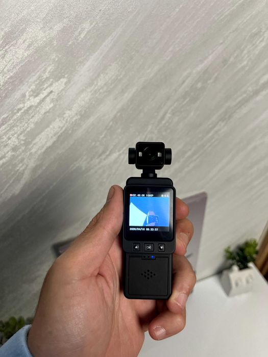 Екшън Камера 360 градуса - Камера с Гимбал и вграден екран - Action Камера с приложение за телефона - Камера 1080HD - Чисто Нова