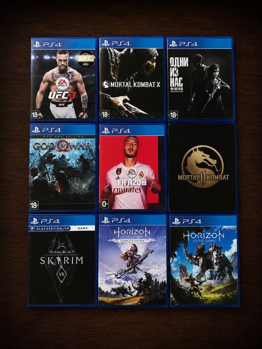 Диски для Playstation4