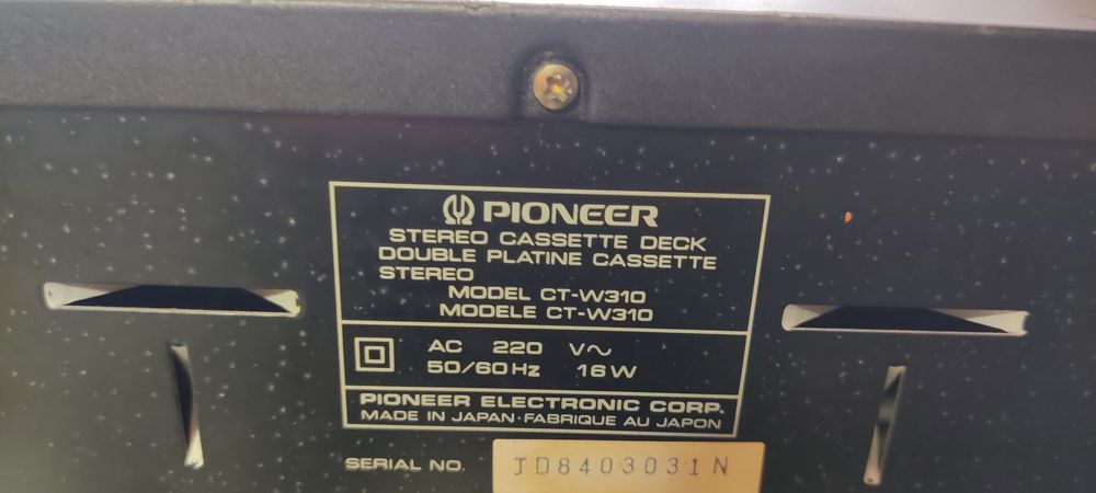 Deck Pioneer și Denon dr-m10hx