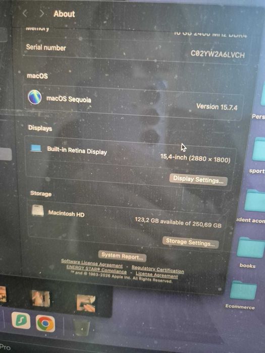 Macbook Pro 15'' 2019