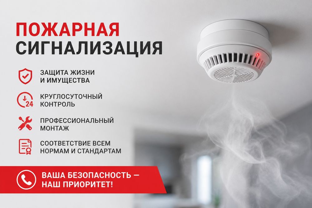 Пожарная сигнализация и пожаратушения