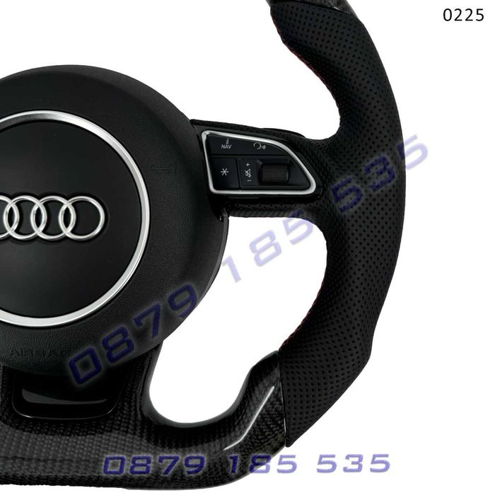 Рязан спортен карбон волан AUDI A3 A4 A5 A6 A7 A8 Q3 Q5 Q7 ауди а4 а5