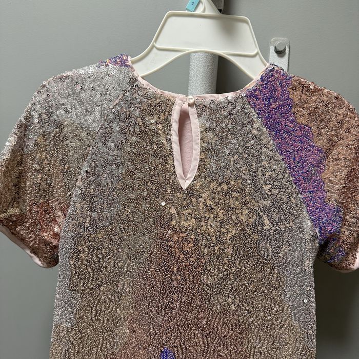 Нарядное платье с пайетками H&M. 110 р-р.