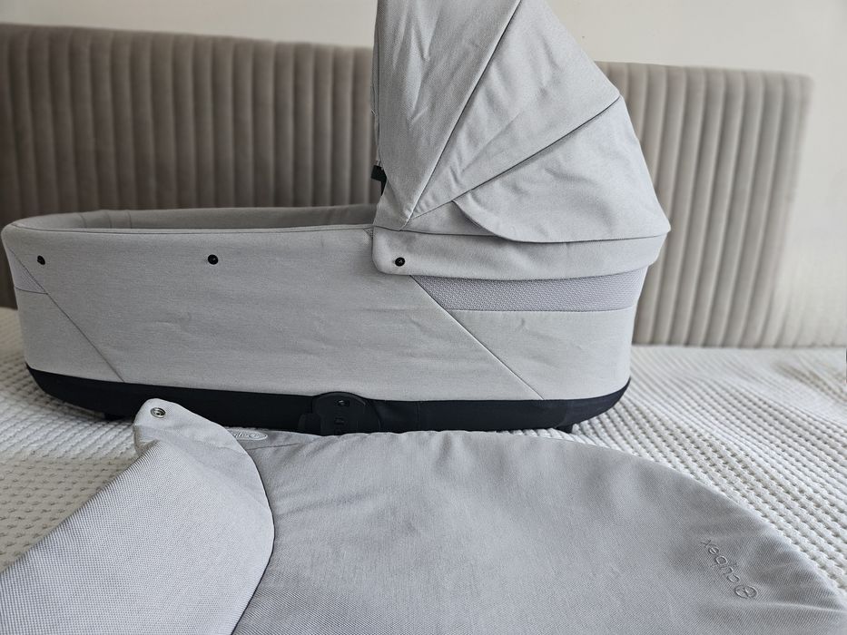 Cybex кош за новородено S lux lava grey за Balios S lux. В гаранция.