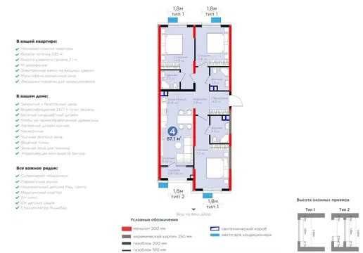 NRG BI Sado Comfort от BI Group 4х/9/9, 87м2. Ор-р: Авиатор Корзинка