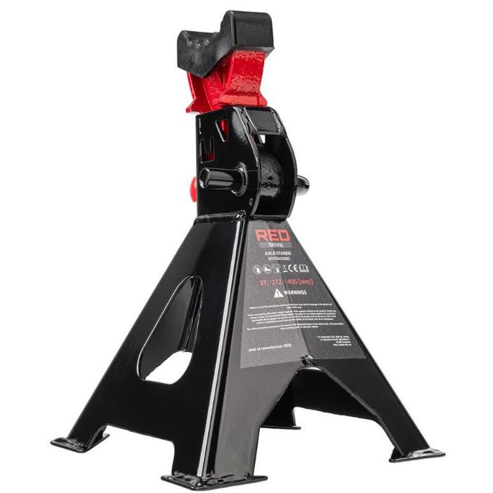 Set 2 capre sustinere, capacitate 3 tone, 272 - 405 mm, Red Technic