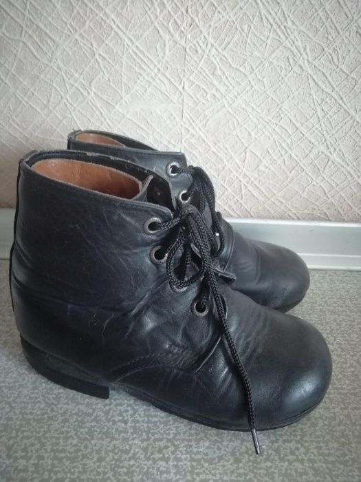 Ортопедические ботиночки кожаные