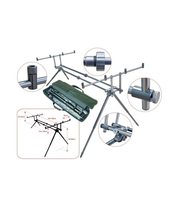Rod Pod Baracuda RP 3 Pentru 4 Lansete