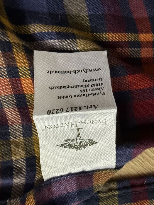 Camasa FYNCH HATTON Premium Light Flanel Carouri Barbati | Marime L