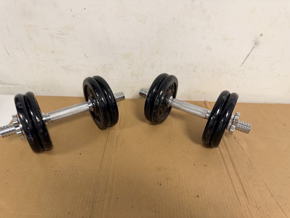 Gantere reglabile noi set 25 kg. 12,5 kg+12,5 kg=25 kg pret promo 250 lei