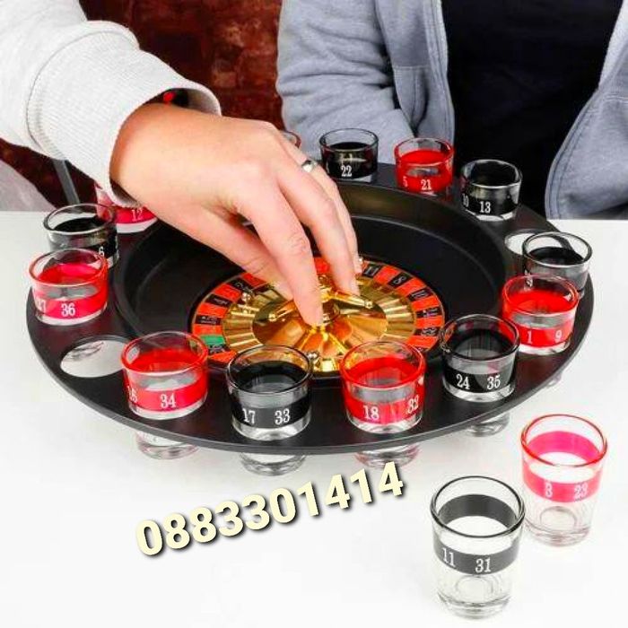 Рулетка с шотове Игра с чаши