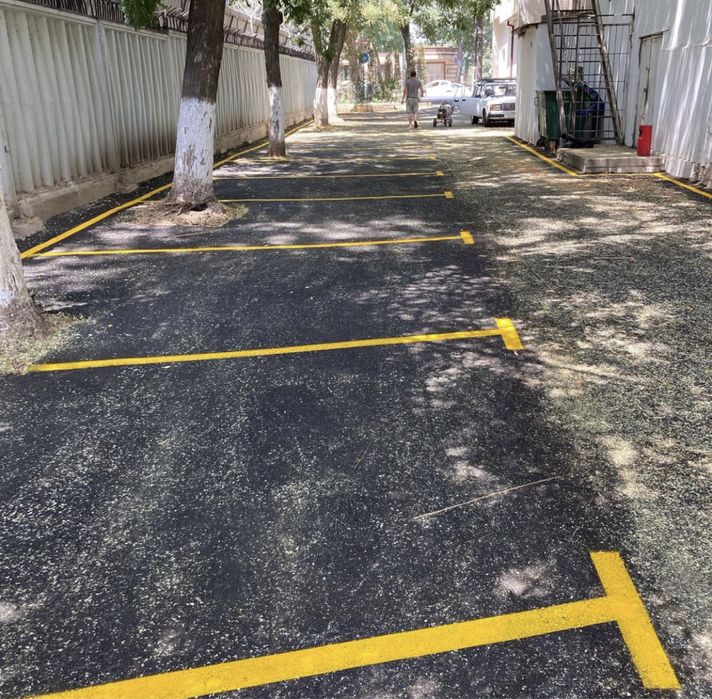 Yol’ chizish xizmati. Дорожная разметка всех видов