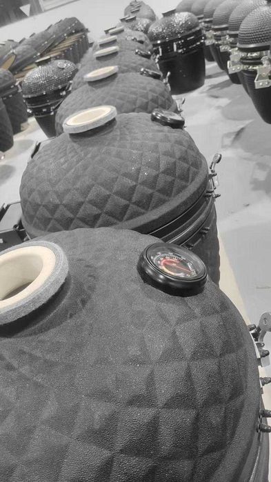 22" Керамично барбекю KAMADO GRILL EGG пълен комплект *New Model 2025*