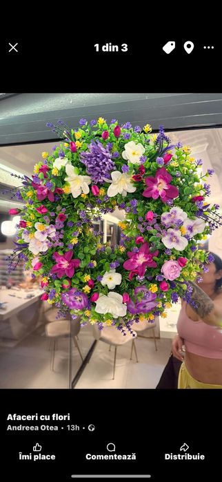 coronite pentru cimitir 47 cm