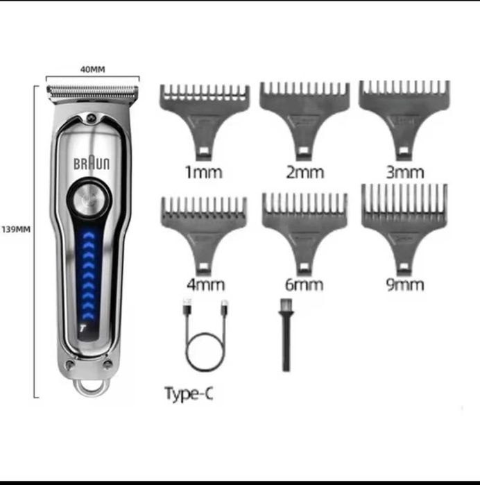Безжична машинка за подстригване BRAUN