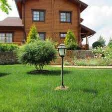 Посев и укладка газона, установка микроклимата