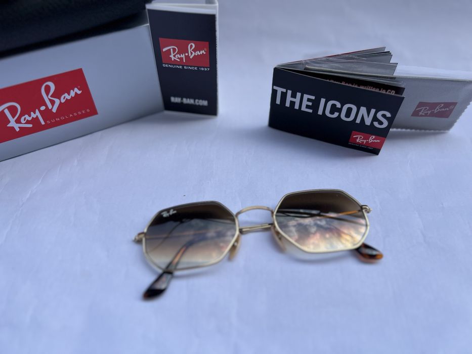 Ochelari de soare Ray Ban 3556 Octagonal Legend Noi