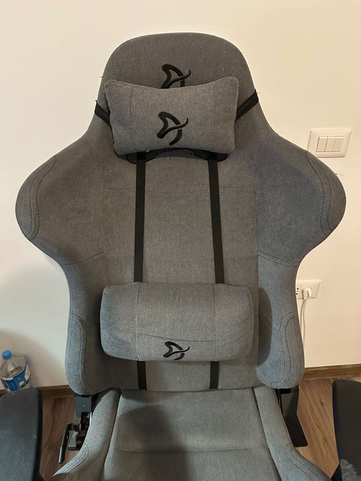 Scaun Gaming Arozzi Torretta, Textil, Gri