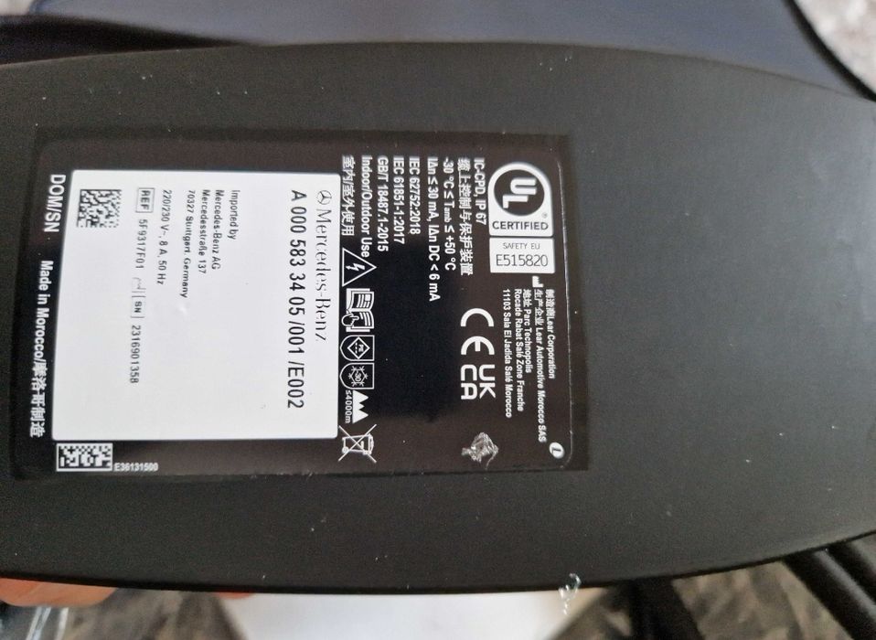 Cablu încărcare mașină electrica 220v Mercedes
