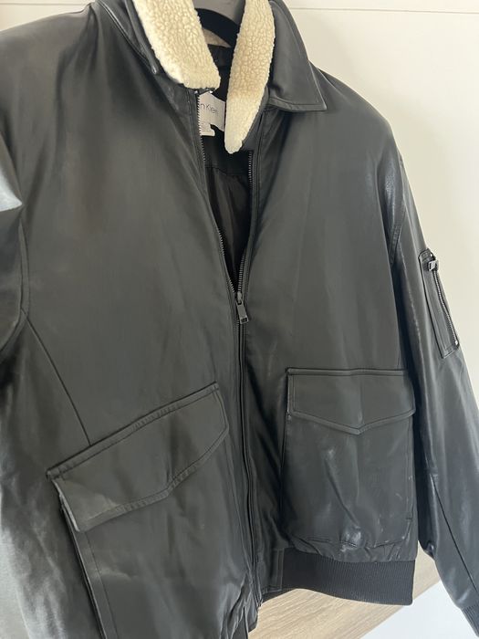 Мъжко кожено яке Calvin Klein авиаторско