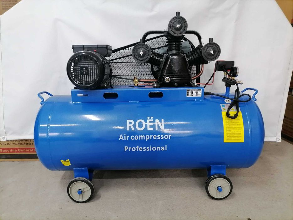 Компресор за въздух ROEN - 200 литра 12.5 бара