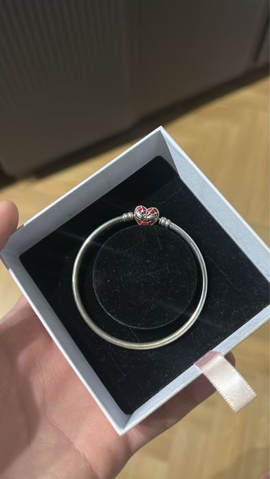 Браслет пандора «Маска Человека-паука» размер 17