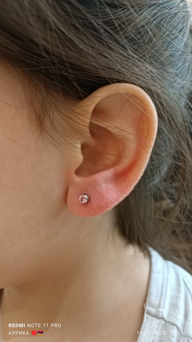 Прокалывание ушей детям и взрослым.работаю только с выездом на дом.