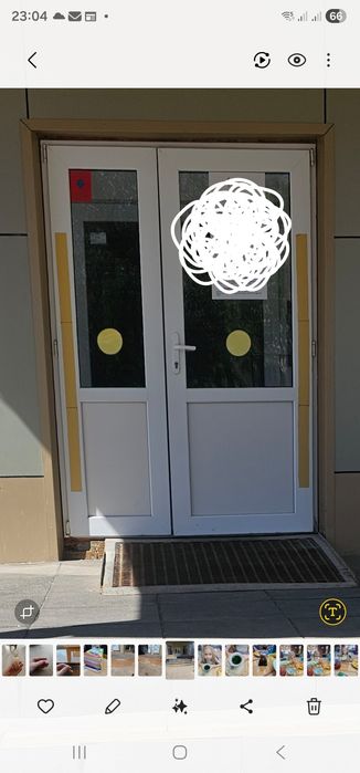 Продам дверь пластиковую б/у