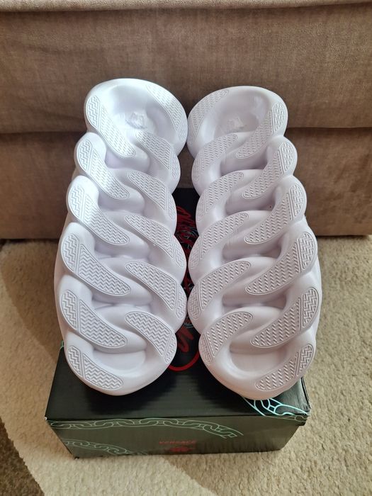 Papuci Versace Chain Reaction Albi 42