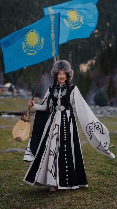 Флаг Казахстана,Ту.Флажок