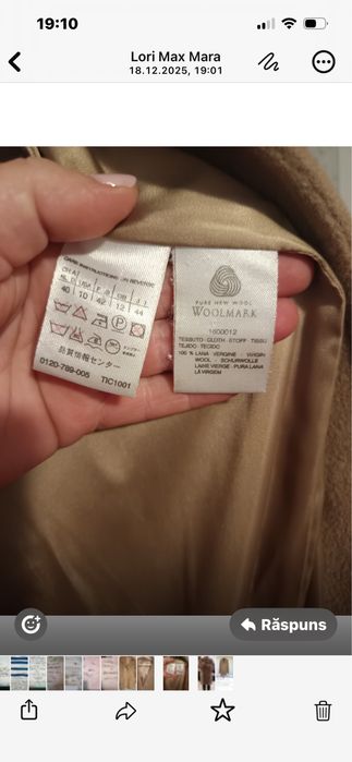 Palton scurt max mara