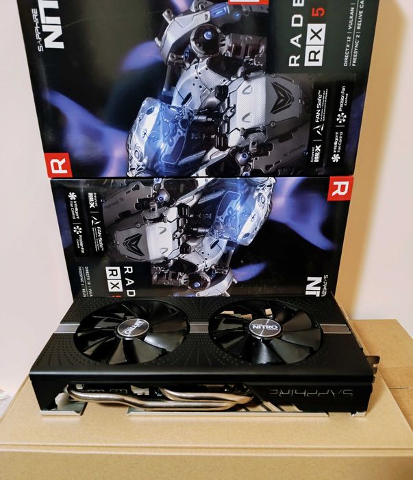 RX 580 8GB Sapphire Nitro+ DDR5 256bit 3м. Гаранция, след профилактика