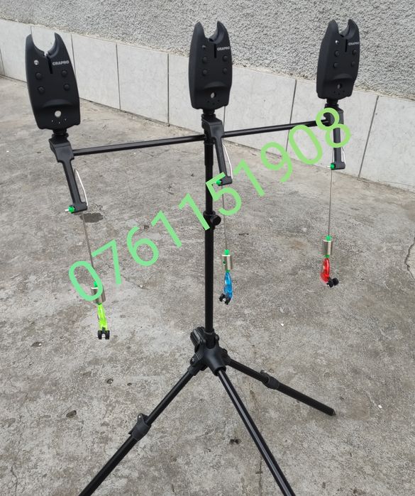 Rodpod- Rod pod 3 posturi pentru 3 lansete+3 Avertizori +3