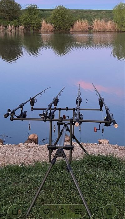 4 Lanseta Hakuyo MTX 8 crap senzori rodpod husa
