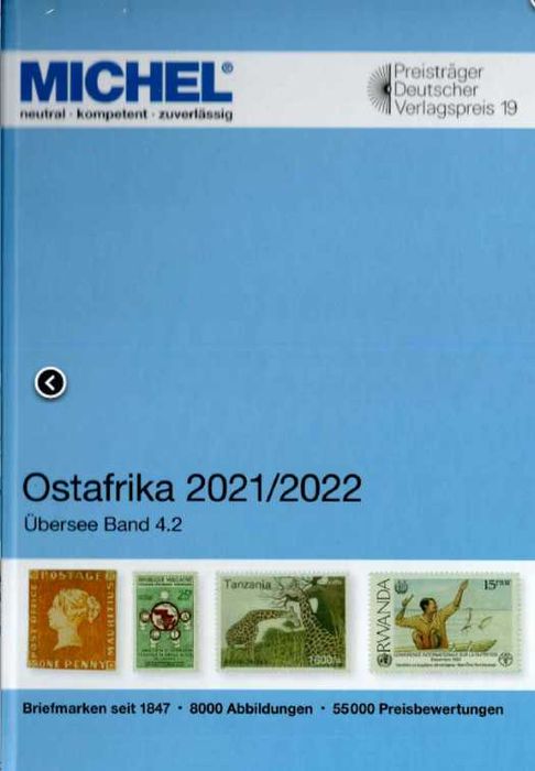 6 Каталога  "МИХЕЛ"(Michel)2019/2022 г. Африка на DVD