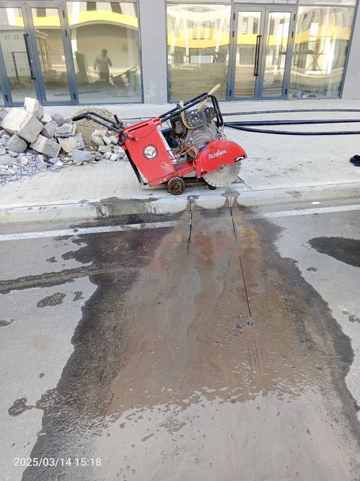 Резка бетона, резка асфальта и стяжки