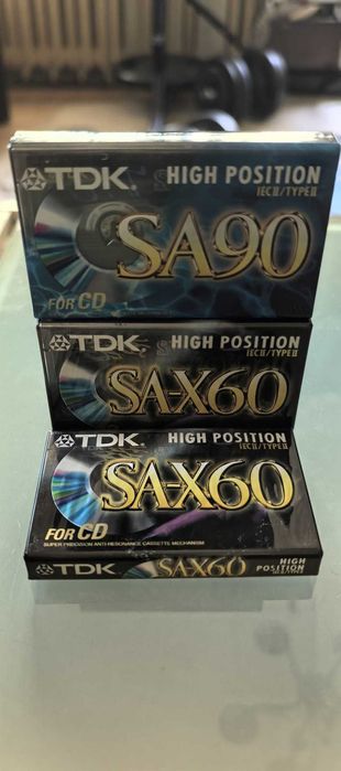 Casete audio TDK, Type II, sigilate.