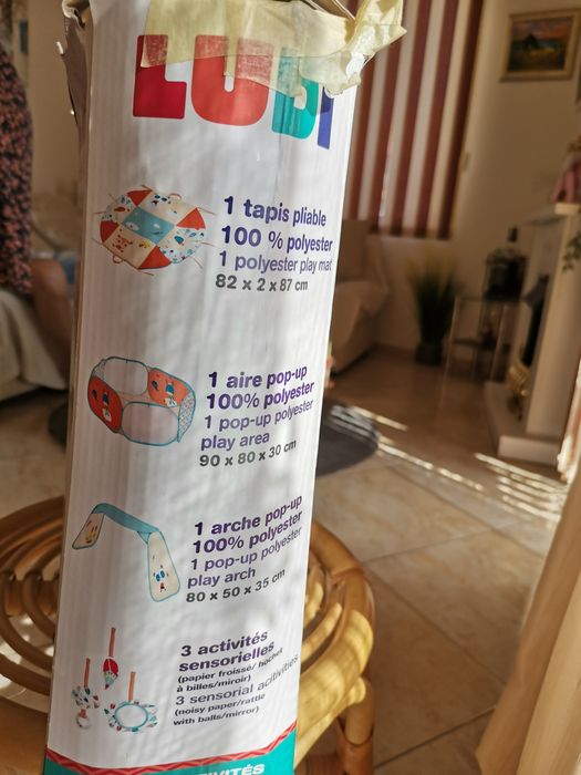 Модулен активен център LUDI – активна гимнастика, кошарка, килимче за