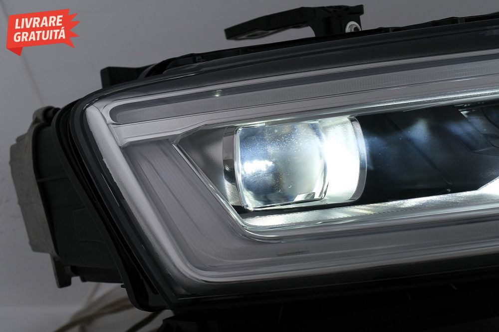 Faruri Full LED Audi Q3 8U Facelift (2014-2017) Conversie de la Xenon