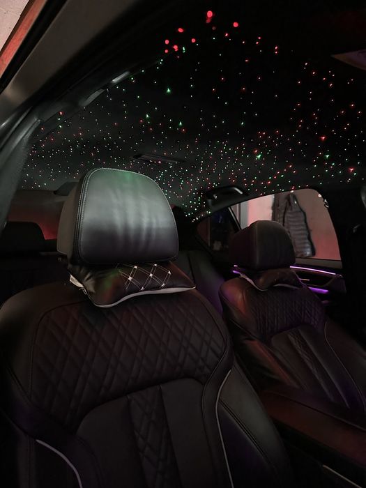 Plafon instelat / Plafon alcantara/Lumini ambientale Mercedes Audi BMW