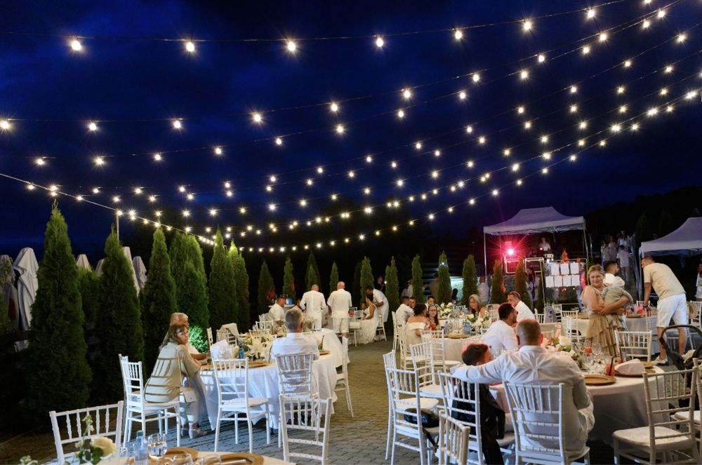 Ghirlanda de lumini 36 m, pentru interior si exterior,becuri incluse