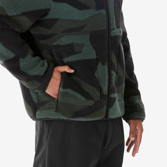 Polar de drumeție sherpa Mh500 verde, - produs resigilat Decathlon