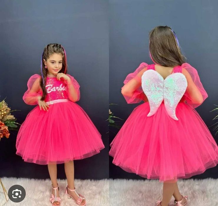 Рокля Barbie за малки принцеси