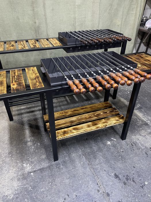 Мангал в стиле лофт