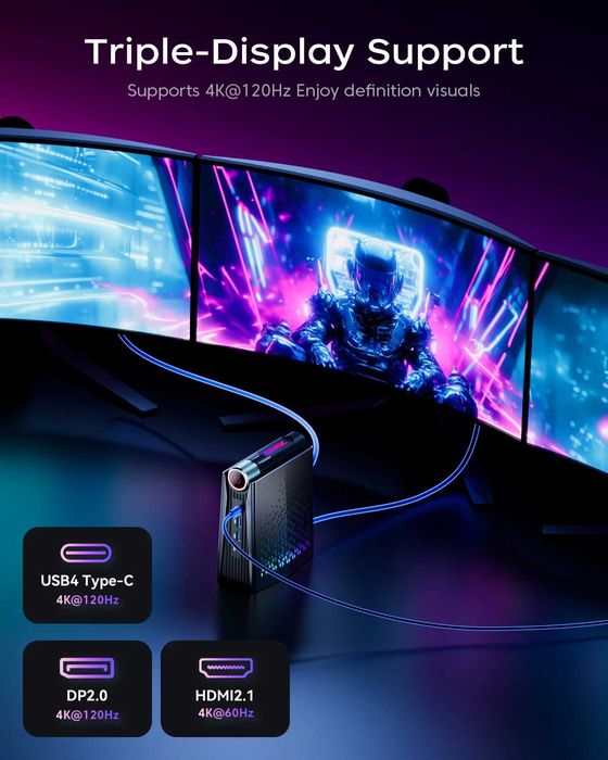 НОВЫЙ компьютер Mini PC ACEMAGIC S3A. AMD Ryzen 7 H255. Radeon 780M